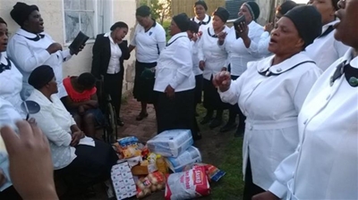 Family receives necessities